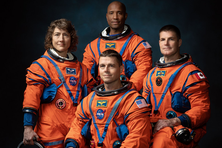 Fotó: Facebook/NASA A NASA bemutatta a Holdat megkerülő űrhajósokat