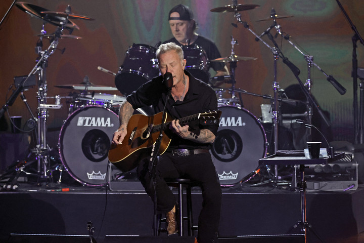 Fotó: Getty Images North America/Getty Images via AFP/Kevin Winter Metallica-albumpremier magyar mozikban is