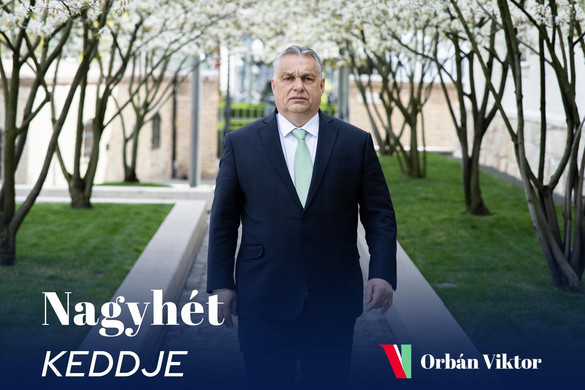 A húsvét közeledtére hívta fel a figyelmet Orbán Viktor