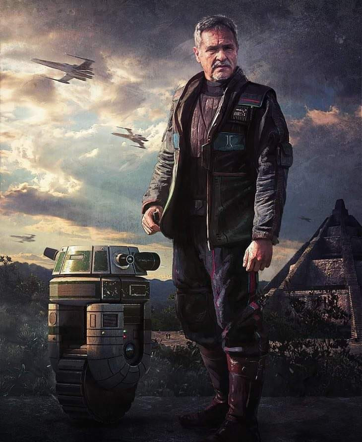 Fotó: Csernák János/Facebook Csernák János egy Star Wars ihlette illusztrációban.