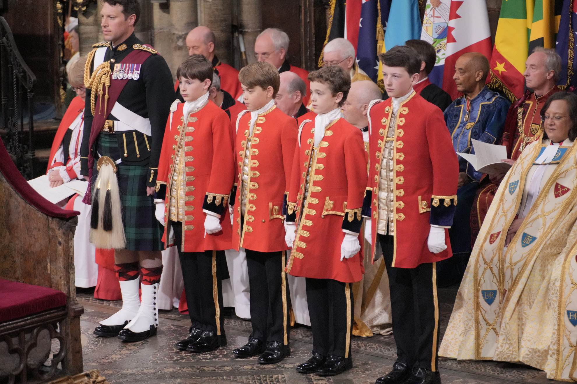 Fotó: NorthFoto György herceg a Westminster-apátságban