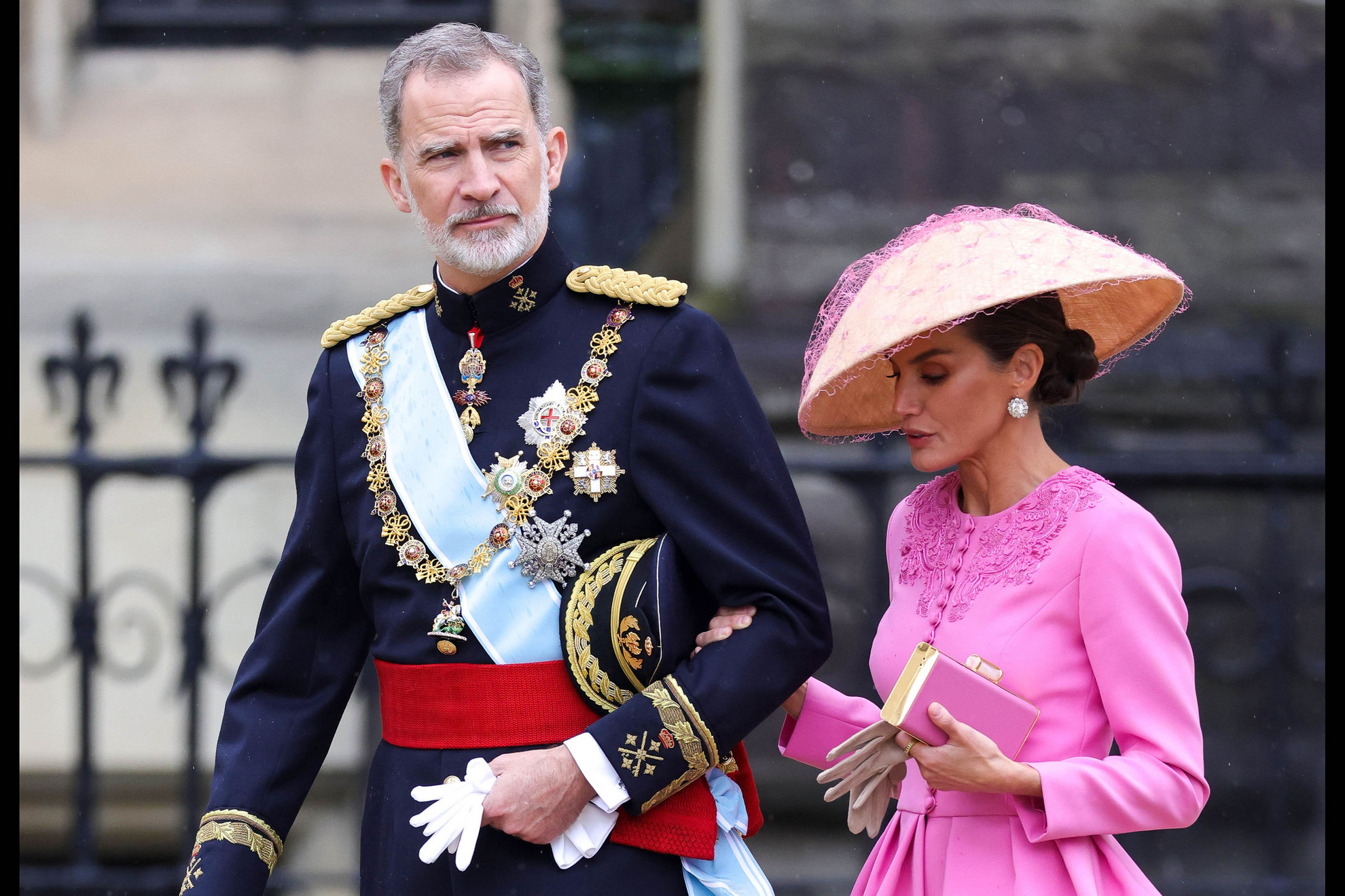 VI. Fülöp királyt és Letizia spanyol királynő
