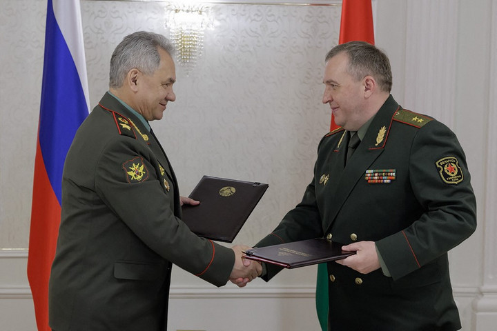 Fotó: AFP/Russian Defence Ministry/ Vadim Savitsky „Több mint százezer ukrán katona van a fehérorosz határnál”