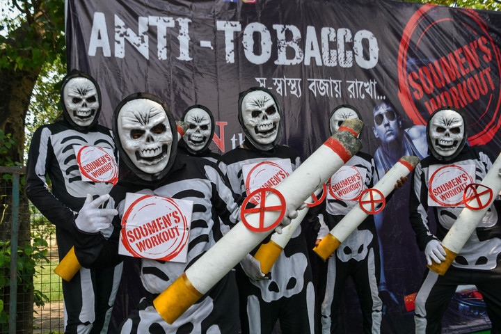 Fotó: Debarchan Chatterjee / NurPhoto / NurPhoto via AFP Május 31-e a dohányzásmentes világnap