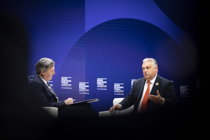 Fotó: MTI/Miniszterelnöki Sajtóiroda/Benko Vivien Cher Orbán Viktor: Tűzszünetre van szükség, mert az ukrajnai háborúban minden nap sok ember hal meg