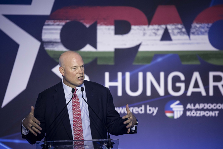 Fotó: MH/Purger Tamás Matt Whitaker: A globalisták célja, hogy szétrombolják a lokális kultúrát