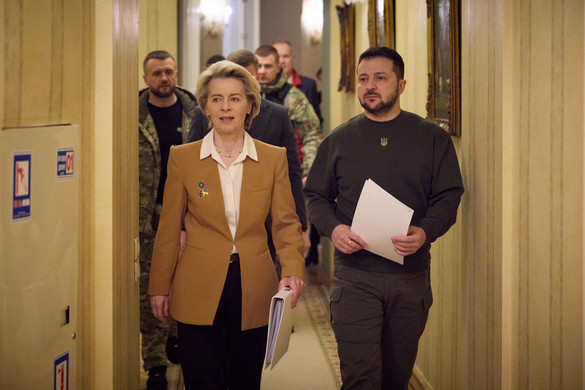 Kijevbe érkezett az Európai Bizottság elnöke