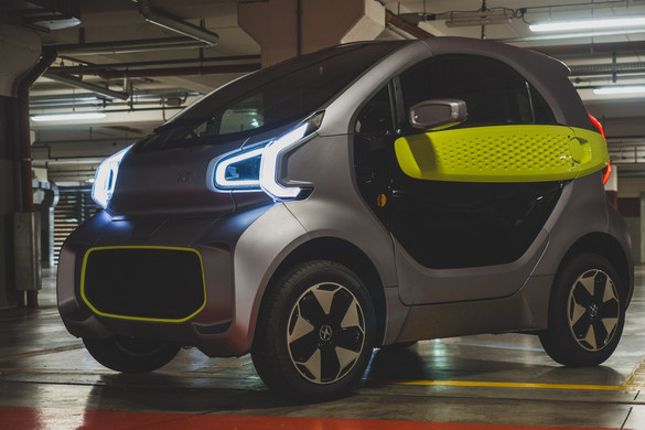 Bemutatkozott a részben 3D-s nyomtatással készülő városi elektromos kisautó