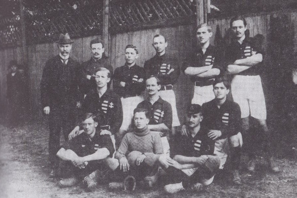 A magyar futballválogatott első gólja 120 éve született meg