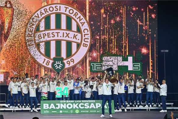 Megünnepelte bajnoki címét a Ferencváros