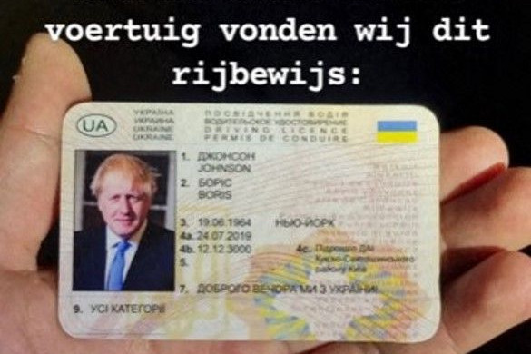 A holland rendőrség ittas vezetés miatt őrizetbe vett egy ál-Boris Johnsont