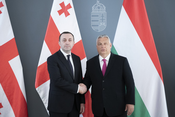Orbán Viktor Georgia miniszterelnökével tárgyalt
