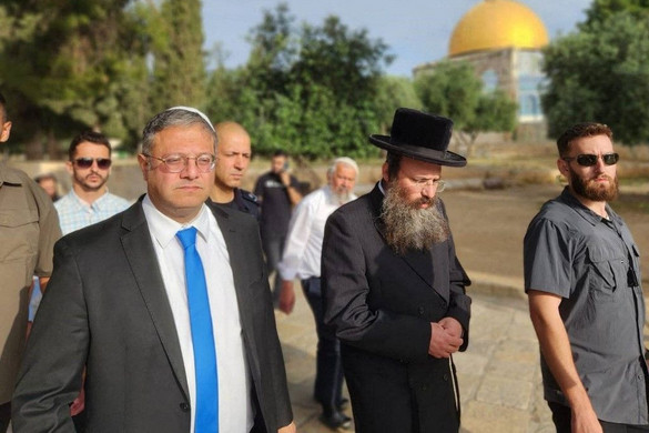 A Templom-hegyre látogatott az izraeli nemzetbiztonsági miniszter