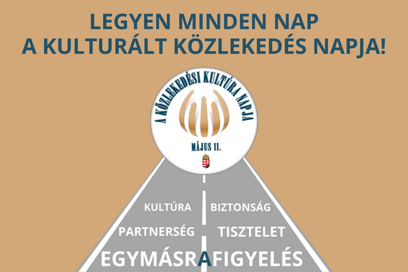 Kampány a kulturált viselkedésért a közlekedési kultúra napján