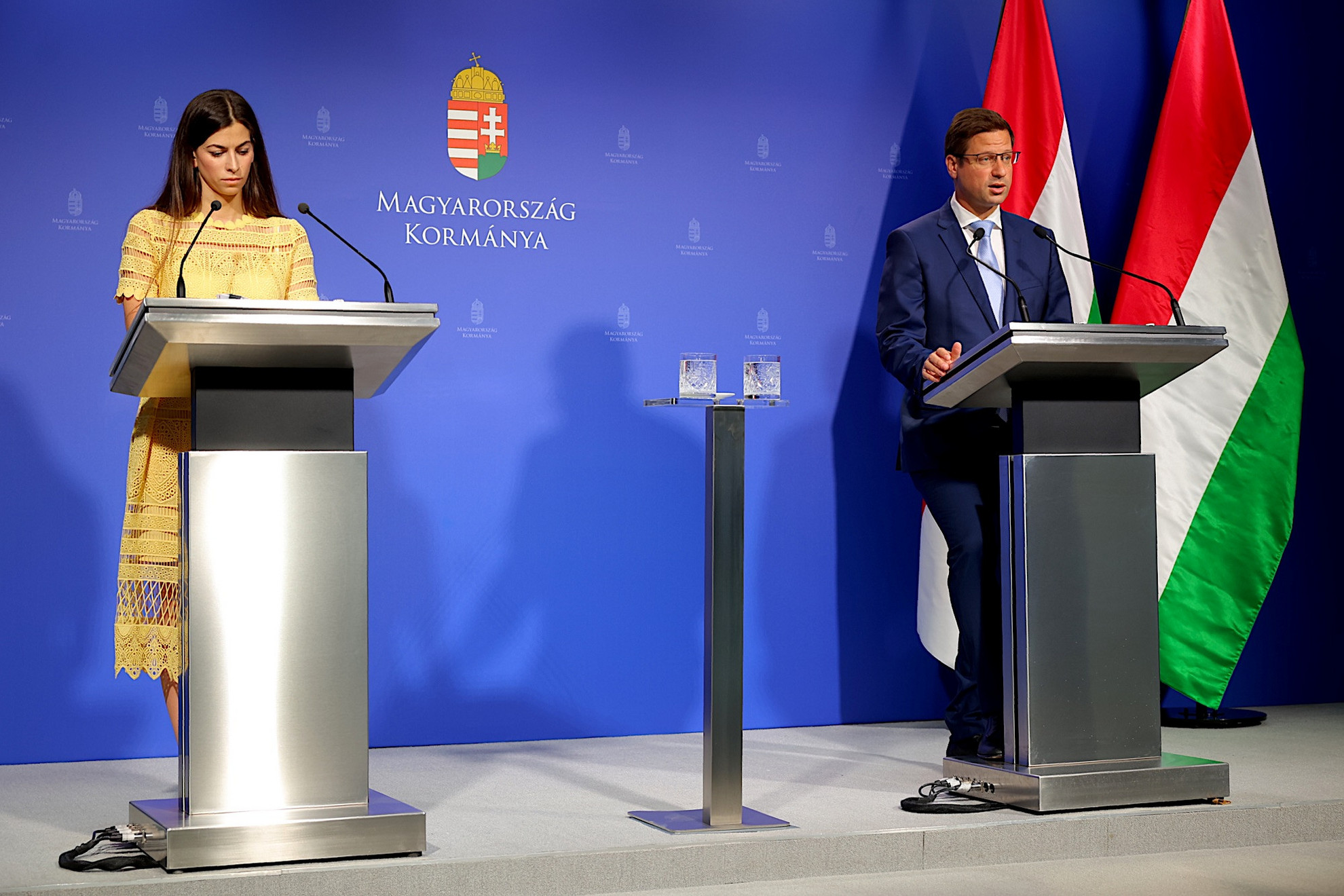Fotó: Fotó: Purger Tamás (MH) Szentkirályi Alexandra és Gulyás Gergely