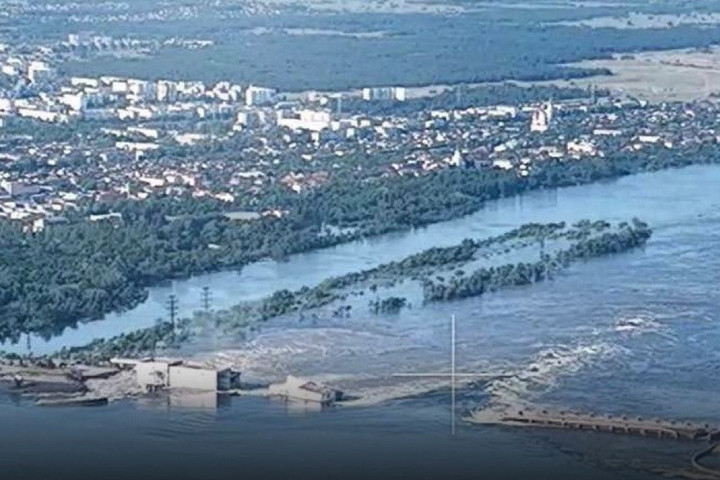 Nova Kahovkát elérte az ár
