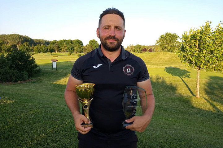 Fotó: Magyar FootGolf Szövetség Footgolf-vb: Bacskai Bence aranyérmes
