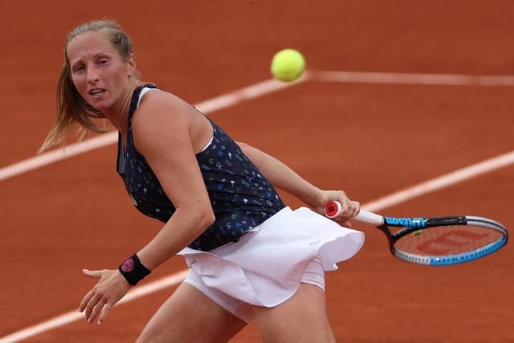 Fotó: THOMAS SAMSON / AFP Wimbledon: Jani Réka továbbjutott a selejtezőben