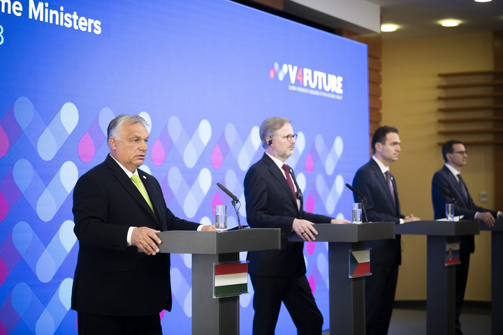 Fotó: MTI/Miniszterelnöki Sajtóiroda/Benko Vivien Cher Orbán Viktor: Van megoldás a migrációra, csak az EU nem akarja megvalósítani + VIDEÓ