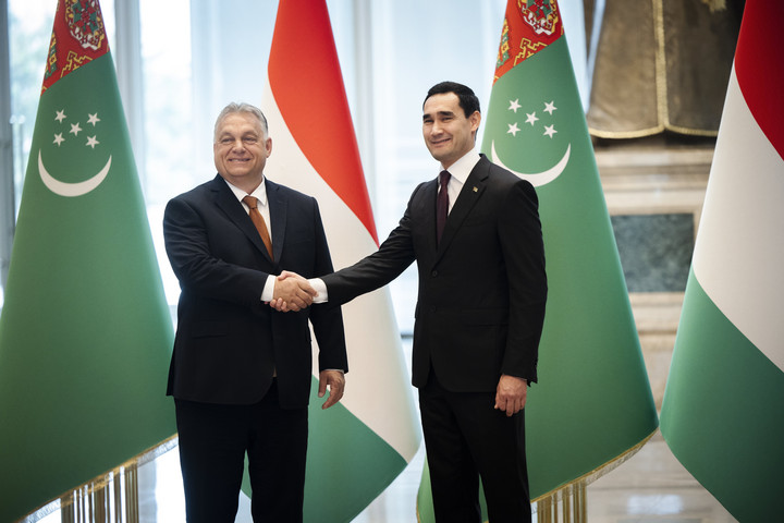 Fotó: MTI/Miniszterelnöki Sajtóiroda/Fischer Zoltán Orbán Viktor: Szükségünk van arra, hogy Közép-Ázsiából energia érkezzen Európába + VIDEÓ