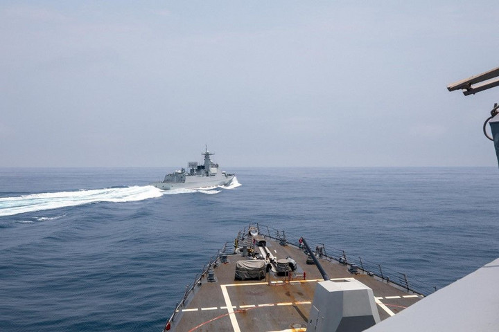 Fotó: AFP/US Navy /Andre T. Richard Amerika egy hétig húzná lőszerrel Kína ellenében