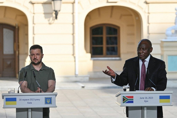 Kijevben tárgyalt a dél-afrikai elnök