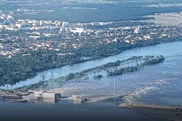 Volodimir Zelenszkij önbeteljesítő jóslata a Nova Kahovka-i gát felrobbantása + VIDEÓK + GALÉRIA