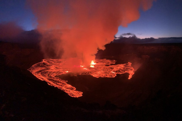 Ismét kitört Hawaii második legnagyobb vulkánja