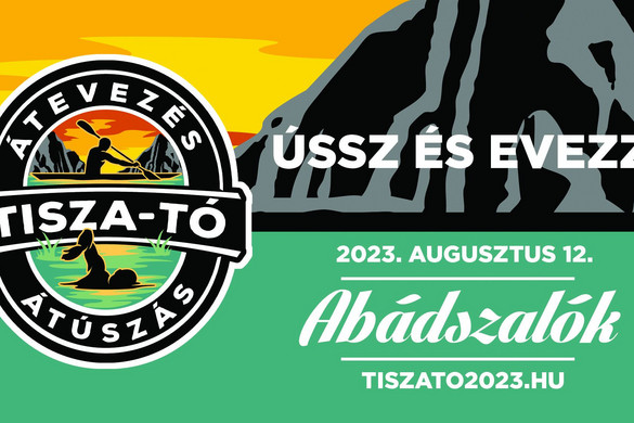Augusztus 12-én Tisza-tó átevezés és átúszás