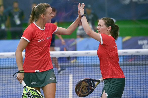 Küzdelmes mérkőzésen magyar vereség a padel női párosversenyében