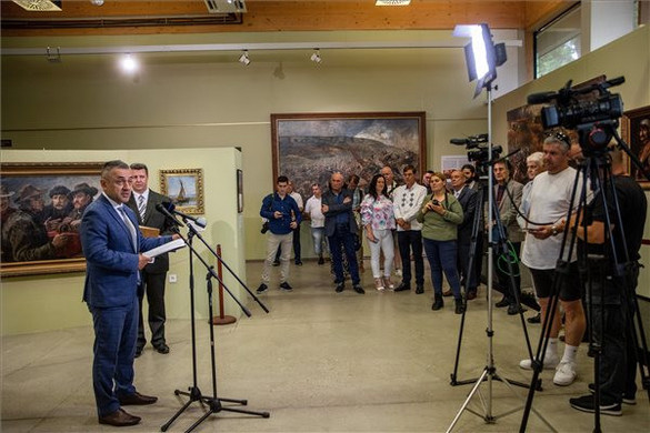 Feszty Árpád festményeiből nyílt kiállítás Ópusztaszeren