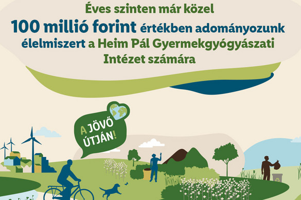 A Lidl mintegy 100 millió forintra emelte a Heim Pál Gyermekgyógyászati Intézetet támogató keretét