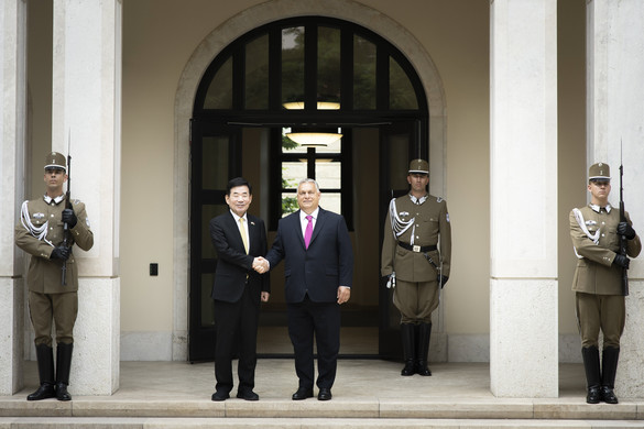Orbán Viktor a dél-koreai parlament elnökét fogadta