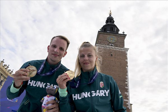 Aranyérmes teqballban a magyar vegyes páros