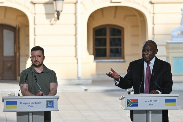 Kijevben tárgyalt a dél-afrikai elnök