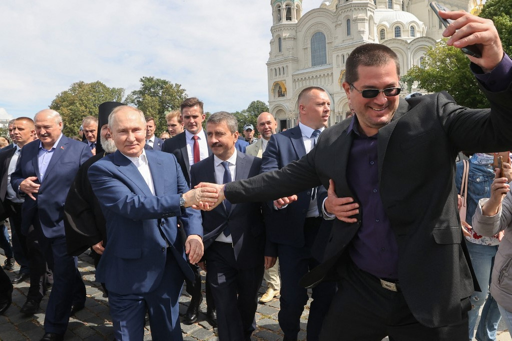 Fotó: Alexandr Demyanchuk / SPUTNIK / AFP Vlagyimír Putyin