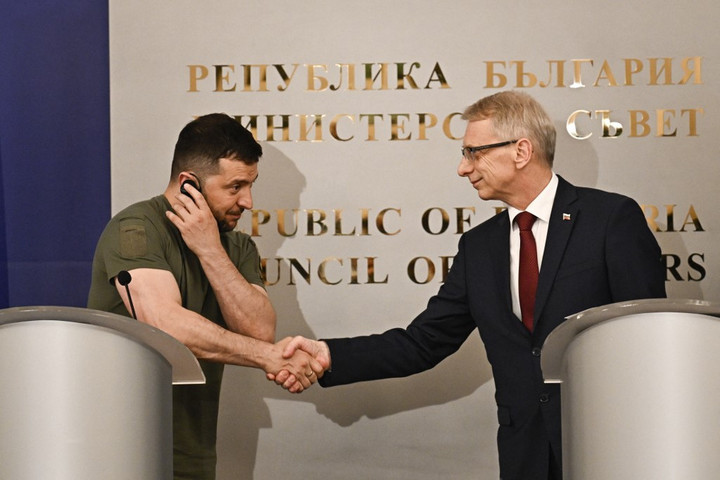 Fotó: AFP/Nikolay Doychinov Zelenszkij: Bulgária és Ukrajna élénkebb védelmi együttműködésben állapodott meg