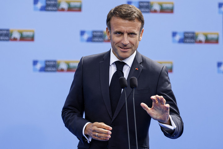 Fotó: AFP/Ludovic Marin Macron óva intette Iránt attól, hogy megtámadja Izraelt