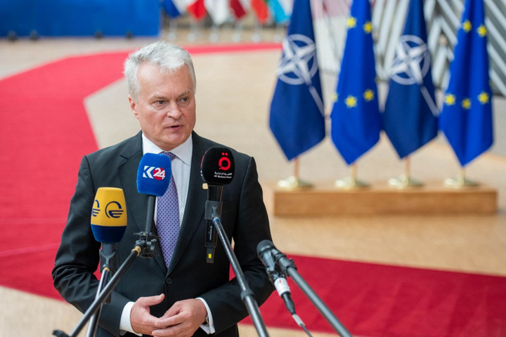 Fotó: ANP MAG/ANP via AFP/Jonas Roosens Nauseda: Gyors csatlakozási lehetőséget kell biztosítani a NATO-hoz Ukrajnának a háború után