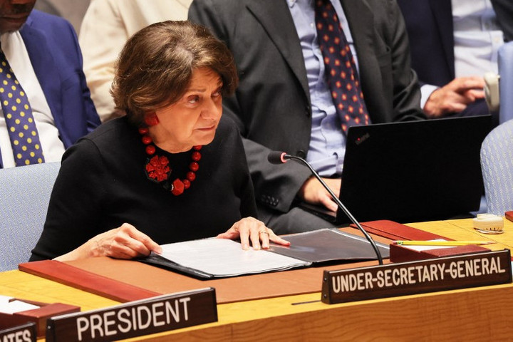 Fotó: Getty Images via AFP/Getty Images North America/Michael M. Santiago Rosemary DiCarlo: Elfogadhatatlanok a Fekete-tengeren közlekedő kereskedelmi hajók elleni fenyegetések