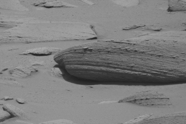 Fotó: NASA/JPL-Caltech/MSSS Tüskeszerű szikla a legújabb furcsaság a Marsról