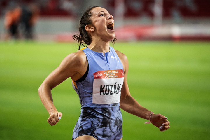 Fotó: MTI/Mónos Márton Kozák Luca párizsi olimpiai szintet repesztett 100 méter gáton