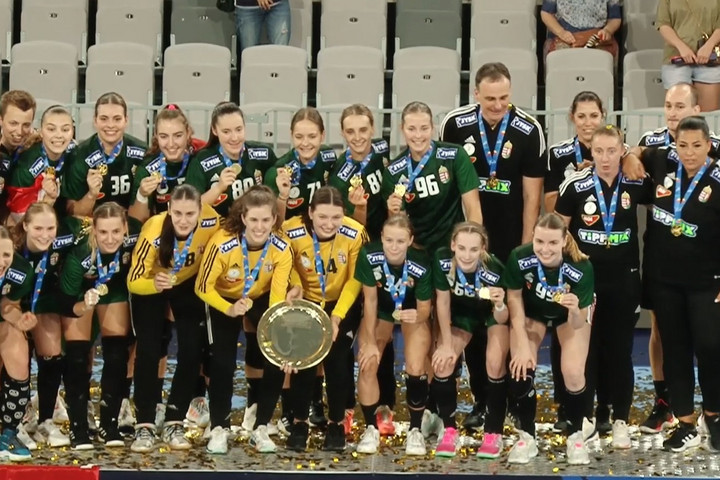 Női kézilabda junior Eb: százszázalékos teljesítménnyel aranyérmes a magyar válogatott
