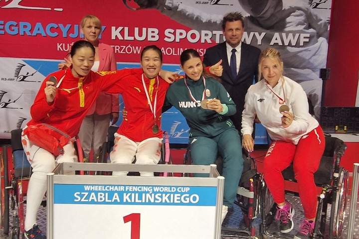 Fotó: Facebook/Hungarian Fencing Federation/Magyar Vívó Szövetség Két érem és értékes helyezések a varsói kerekesszékes vívó vk-n