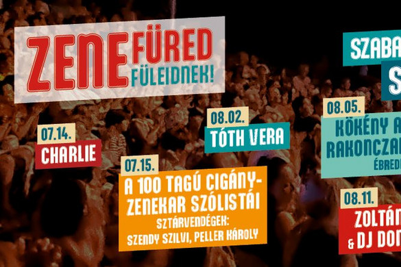 Charlie, Tóth Vera, Kökény Attila is fellép a Zenefüred programsorozaton