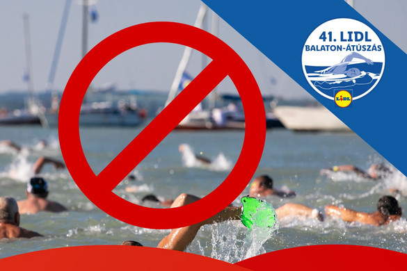 Elhalasztják a szombati Balaton-átúszást