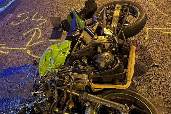 Ittas motoros miatt halt meg egy 16 éves lány szombaton