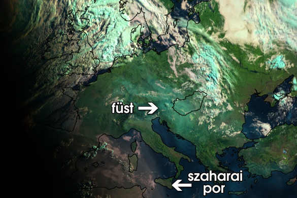Meteorológia: Magyarországot is elérte a kanadai erdőtűzhöz köthető füst