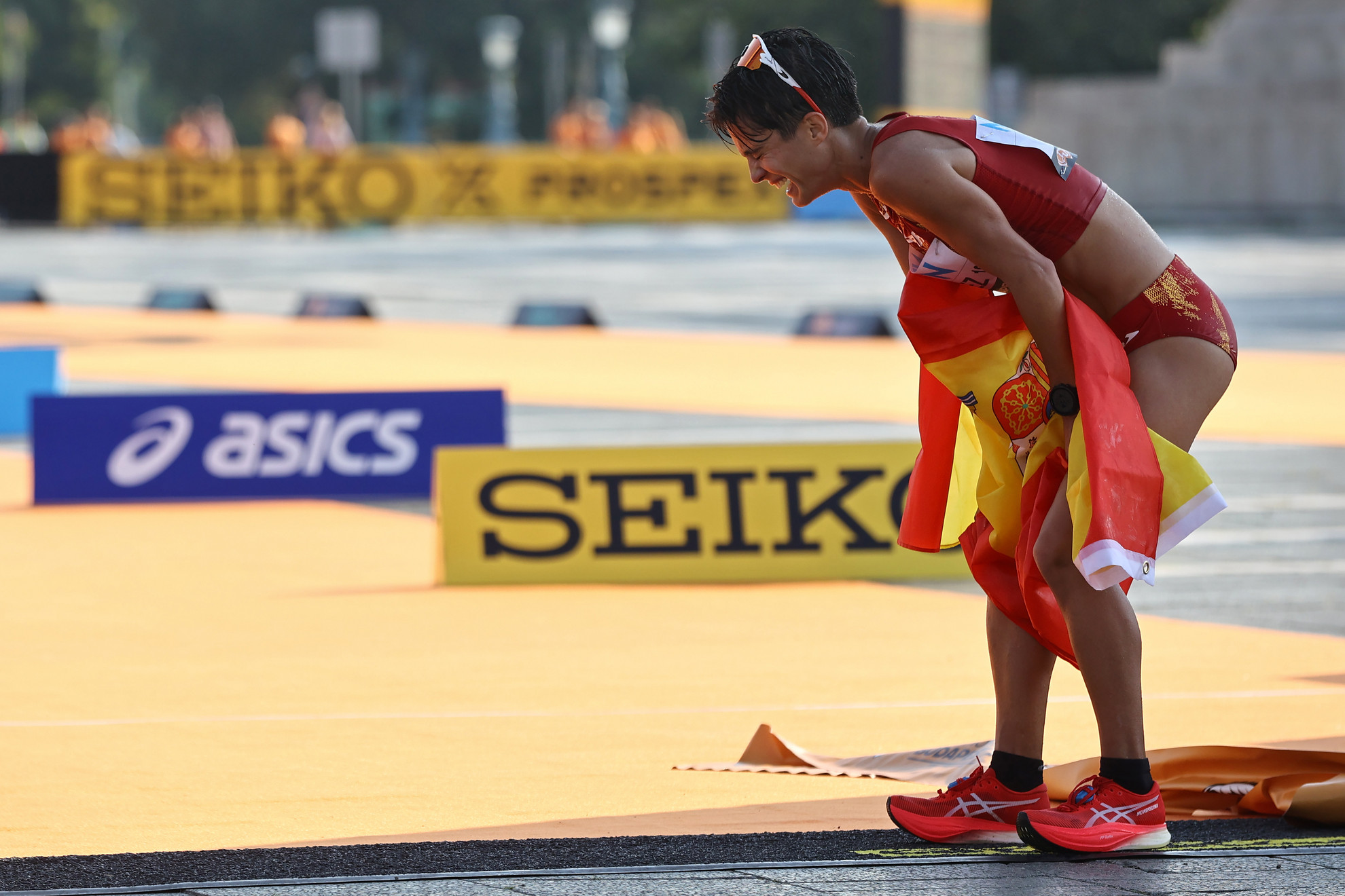 Fotó: MH/Török Péter A női 20 kilométeres gyalogláson, a férfiak versenyéhez hasonlóan, szintén spanyol győzelem született. María Pérez 1:26:51 órás eredménnyel nyert