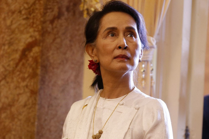 Fotó: AFP/Pool/Kham Részleges amnesztiában részesült Aung Szan Szú Kji volt mianmari vezető
